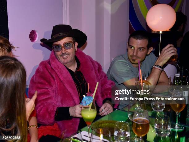 Carlos Areces attends the opening of 'El Hortera' restaurant on December 20, 2017 in Madrid, Spain.