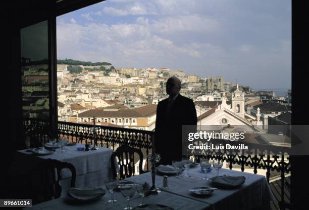 Views of Lisbon from the restaurant Tejide Views of Lisbon from the window of the living room of the Tejide restaurant