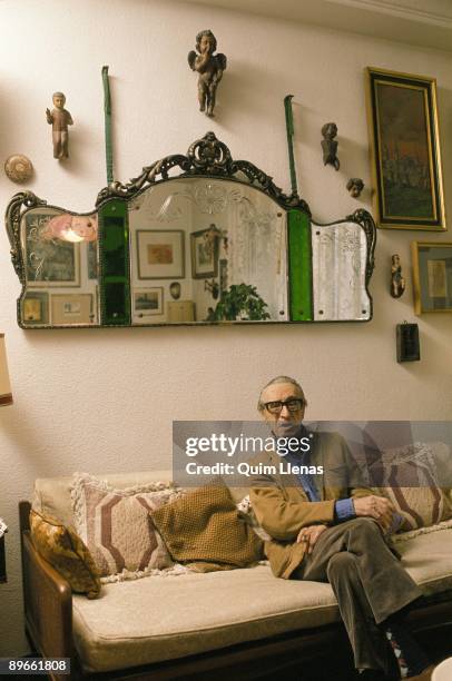 Eugenio Granell, painter At his home
