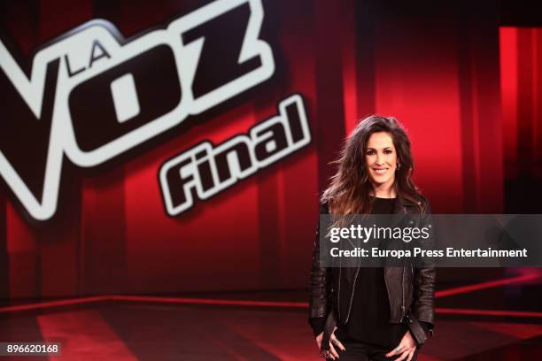 Malu attends the presentation of the final of the fith edition of 'La Voz' Tv programme on December 20, 2017 in Madrid, Spain.