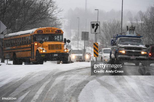 Bus Stuck In Snow Bus Stuck In Snow Storm Photos and Premium High Res Pictures - Getty Images