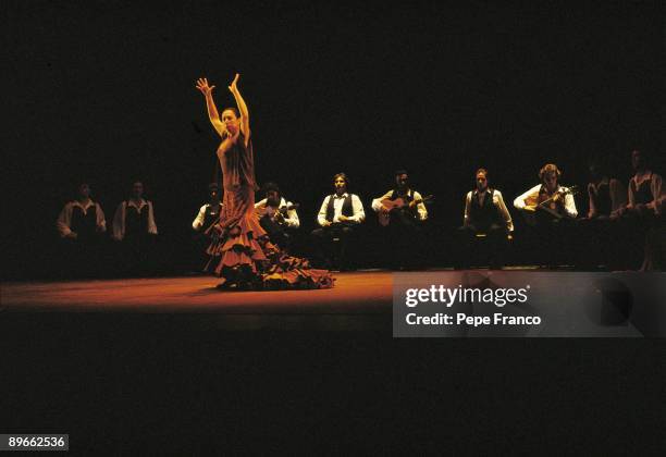 Cristina Hoyos, flamenco dancer Performance of the play ´Yerma´ by Federico Garcia Lorca