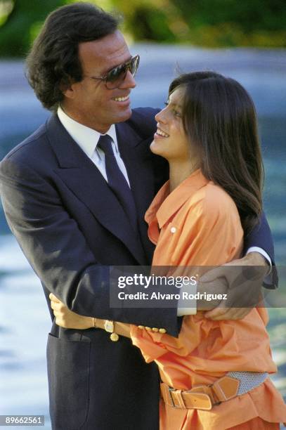 Julio Iglesias with his daughter Chabeli