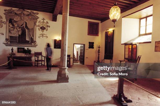 Convent of La Encarnacion. Avila View of one of the rooms of the museum dedicated to Santa Teresa de Jesús , inside the monastery