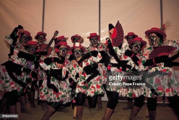 Chirigotas´s quiz Performance of a chirigota in the Carnival of Aracena, Huelva