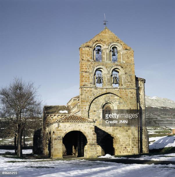 Church of San Salvador de Cantamuda View of Church of San Salvador de Cantamuda. 12th century. Palencia province