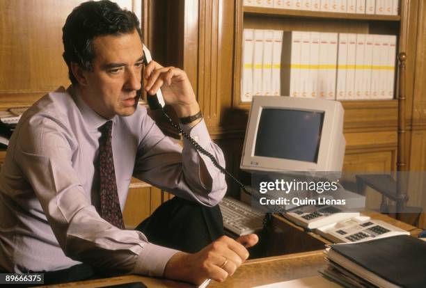 Fernando Puig de la Bellacasa, PSOE politician The general director of Interior Politics in his office