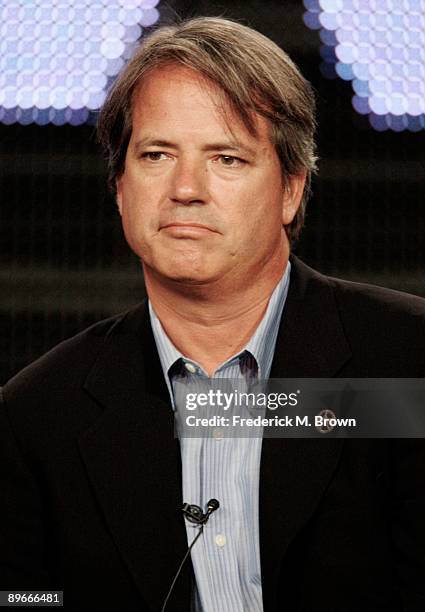 Creator Graham Yost of the television show "Lawman" speaks during the FOX portion of the 2009 Summer Television Critics Association Press Tour at The...