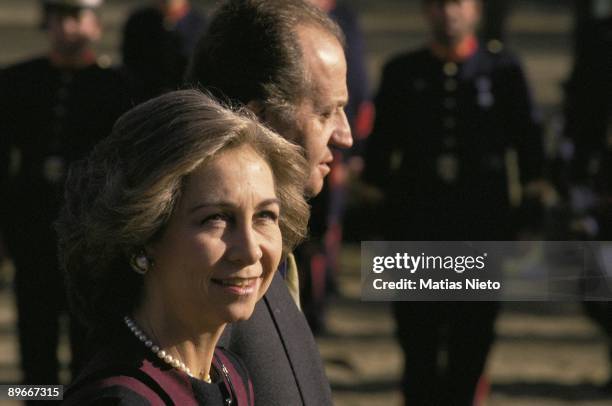 Juan Carlos I and Dona Sofia, King and Queen of Spain