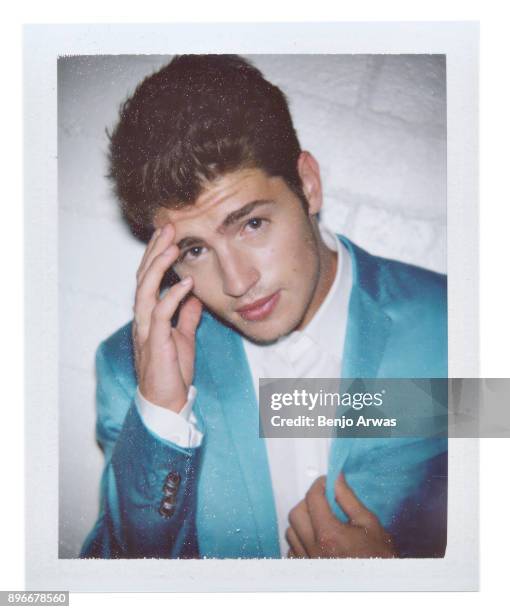 Actor Gregg Sulkin is photographed for The Fashionisto on September 16, 2015 in Los Angeles, California.