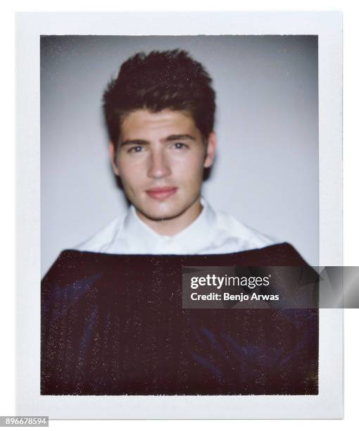 Actor Gregg Sulkin is photographed for The Fashionisto on September 16, 2015 in Los Angeles, California.