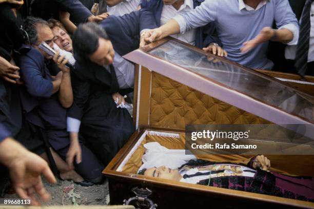 Burial of the bullfighter Jose Cubero ´El Yiyo´ Last goodbye to the bullfigher before his burial