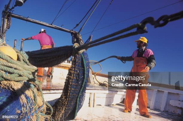 Trawling next to he coast of Calpe