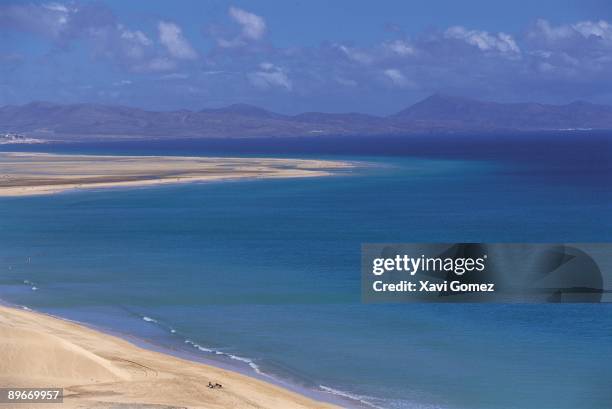 Sotavento Beach in Fuerteventura, Spain