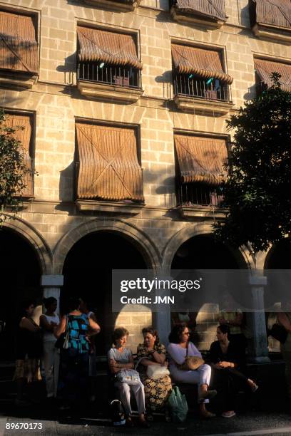 Jerez de la Frontera. Cadiz. Arenal Square in the old city.