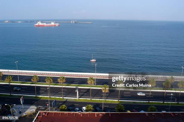 March 18, 2007. Las Palmas de Gran Canaria. Canary Island. View of Jose Ramirez Ramirez Bethencourt Avenue.