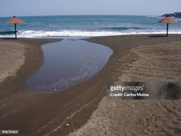 March 19, 2007. Telde, Gran Canarias, Canary Islands, Spain. Hombre Beach.