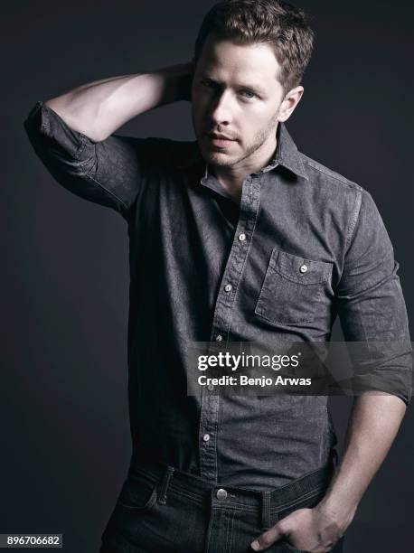 Actor Josh Dallas is photographed for The Fashionisto on October 15, 2014 in Los Angeles, California.