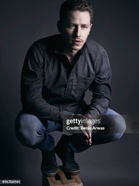 Actor Josh Dallas is photographed for The Fashionisto on October 15, 2014 in Los Angeles, California.