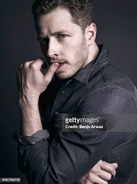 Actor Josh Dallas is photographed for The Fashionisto on October 15, 2014 in Los Angeles, California.