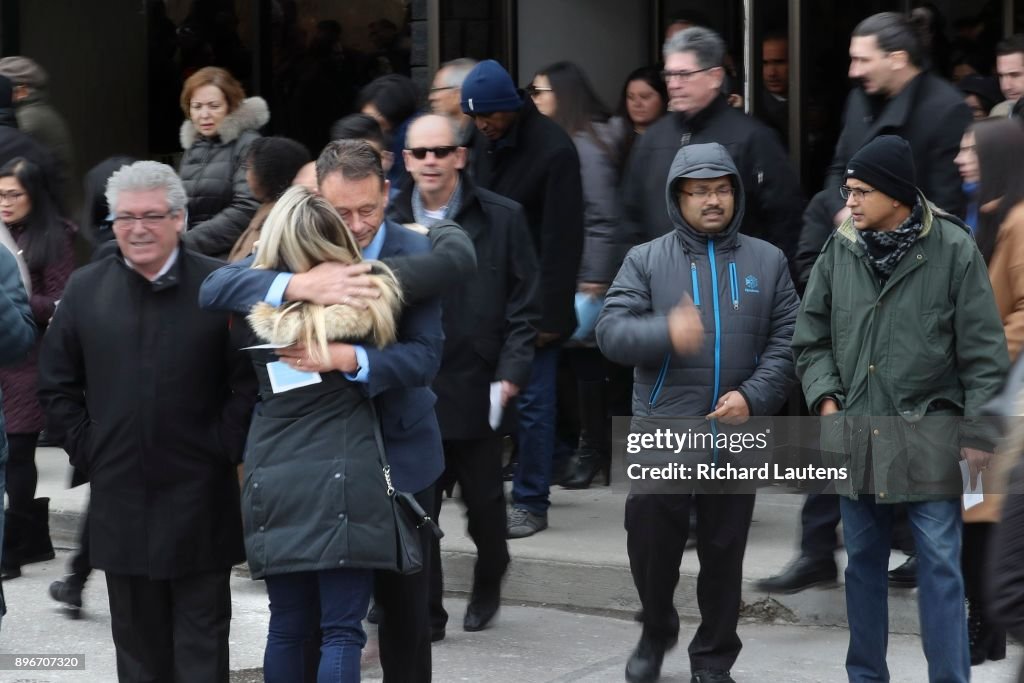 Honey and Barry Sherman funeral