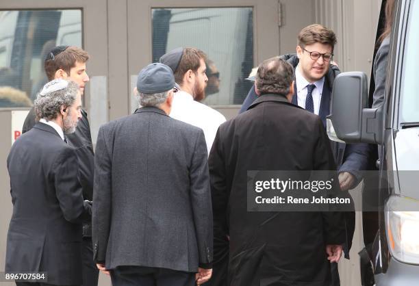 Sherman Funeral Family and VIP leave after paying their respects to Honey and Barry Sherman at International Center in Toronto.December 21, 2017....