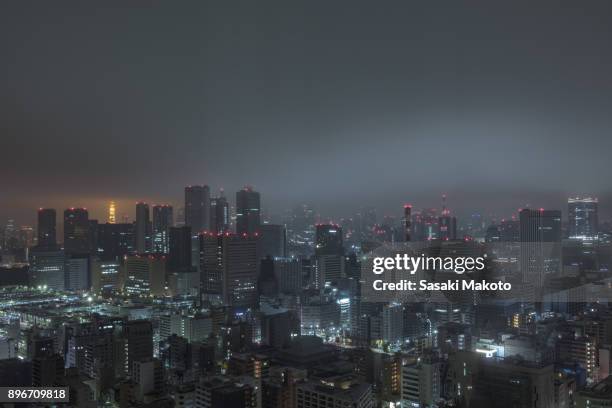 urban scape of tokyo - tsukiji fish market stock pictures, royalty-free photos & images