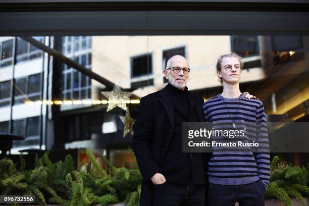 Actor Ludovico Girardello and director Gabriele Salvatores attend 'Il Ragazzo Invisibile' photocall Hotel Visconti on December 21, 2017 in Rome,...