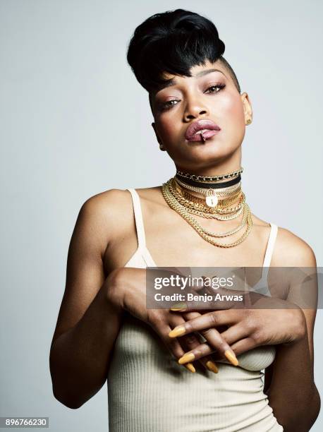 Actress Keke Palmer is photographed for Book Shoot on March 1, 2016 in Los Angeles, California.