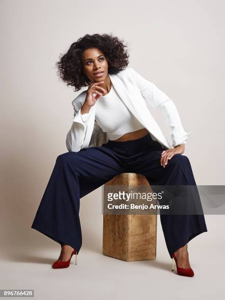Actress Kelly McCreary is photographed for Self Assignment on August 1, 2015 in Los Angeles, California.