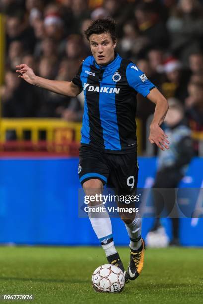 Jelle Vossen of Club Brugge during the Jupiler Pro League match between KV Mechelen and Club Brugge on December 20, 2017 at the AFAS stadium in...