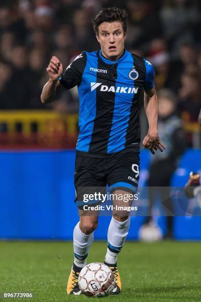 Jelle Vossen of Club Brugge during the Jupiler Pro League match between KV Mechelen and Club Brugge on December 20, 2017 at the AFAS stadium in...