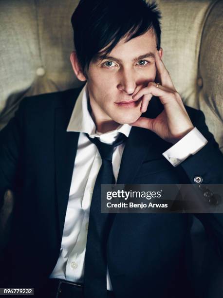Actor Robin Lord Taylor is photographed for Self Assignment on January 10, 2015 in Los Angeles, California.