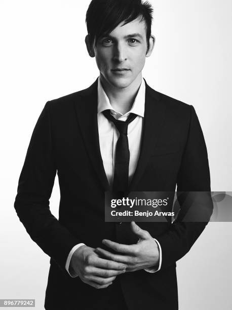 Actor Robin Lord Taylor is photographed for Self Assignment on January 10, 2015 in Los Angeles, California.