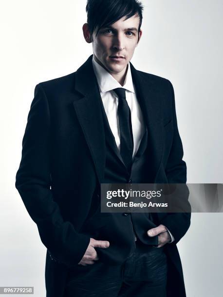 Actor Robin Lord Taylor is photographed for Self Assignment on January 10, 2015 in Los Angeles, California.