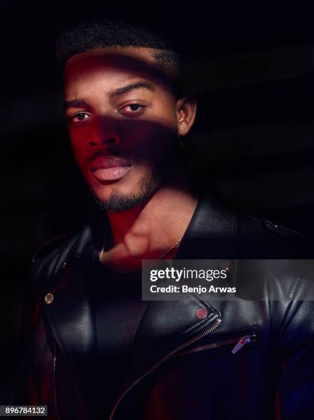 Actor Stephan James is photographed for The Wrap on February 23, 2017 in Los Angeles, California.