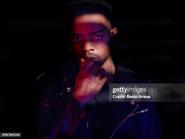 Actor Stephan James is photographed for The Wrap on February 23, 2017 in Los Angeles, California.