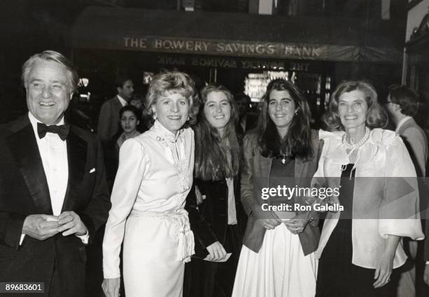 Sargent Shriver, Patricia Kennedy Lawford, Robin Elizabeth Lawford, Sydney Maleia Lawford and Eunice Kennedy Shriver