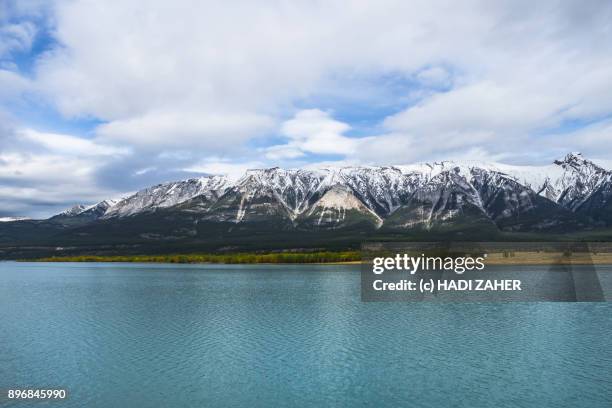 autumn landscape around abraham lake | alberta | canada - saskatchewan river stock pictures, royalty-free photos & images