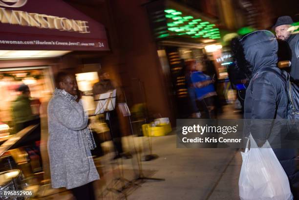 Nikita White and The Nikita White Quartet performs during the "Solstice Soul Train" event as part of "Make Music Winter, December 21" on December 21,...