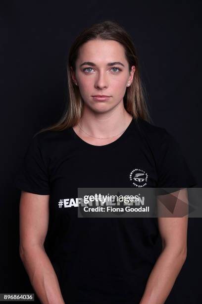 Swimmer Georgia Marris headshot during the Queens Baton Commonwealth Games Relay on December 22, 2017 in Auckland, New Zealand.