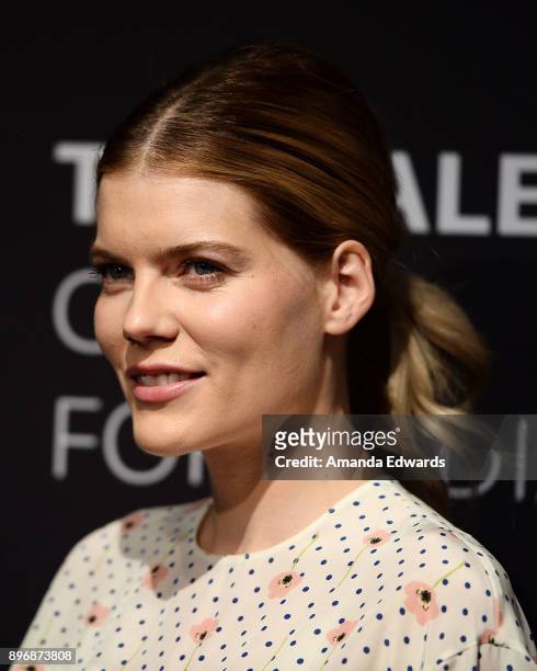 Actress Emma Greenwell arrives at the Paley Center For Media's presentation of Hulu's "The Path" Season 3 Premiere at The Paley Center for Media on...