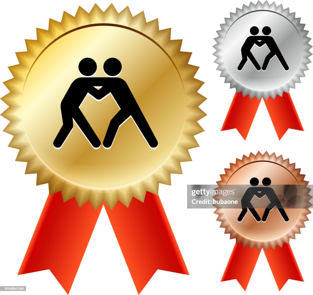 Boxing Ribbon Boxing Gold Medal Prize Ribbons High-Res Vector Graphic - Getty Images