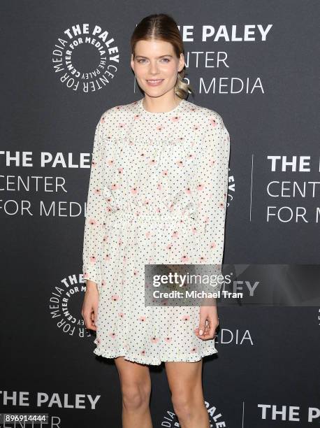 Emma Greenwell attends the Paley Center for Media presents Hulu's "The Path" Season 3 premiere held at The Paley Center for Media on December 21,...