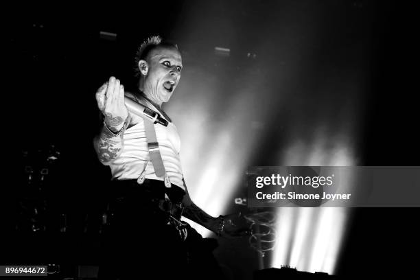 Keith Flint of The Prodigy perform live on stage at O2 Academy Brixton on December 21, 2017 in London, England.