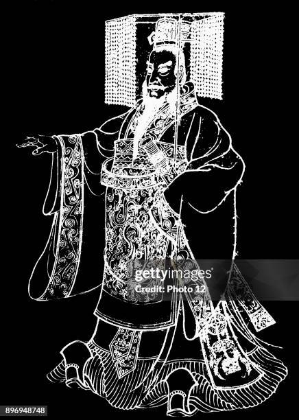 Qin Shi Huangdi, king of the Chinese State of Qin from 246 BC to 221 BC during the Warring States Period. Emperor of China 221 to 210 BC. He...
