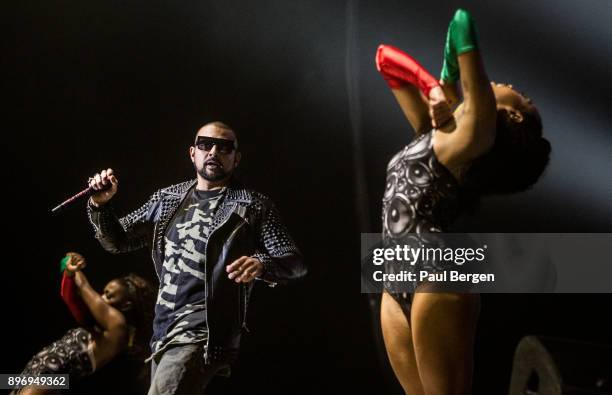 Jamaican rapper Sean Paul performs at Afas Live, Amsterdam, Netherlands, 13th November 2017.