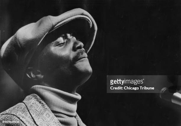 Singer Donny Hathaway performs at Mister Kelly's in Chicago on November 1, 1971.