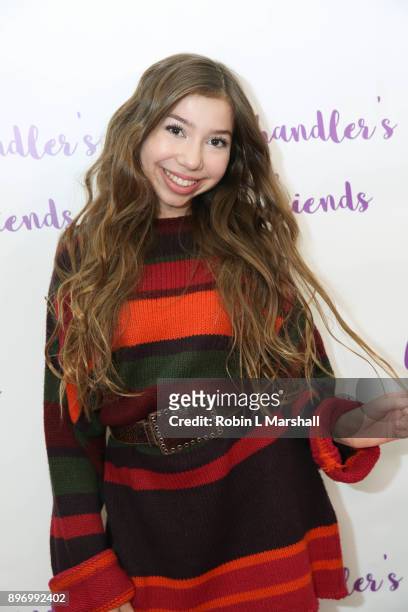LuLu Lambros attends Chandler's Friends Toy Drive and Wrapping Party at Los Angeles Ballet Academy on December 10, 2017 in Encino, California.