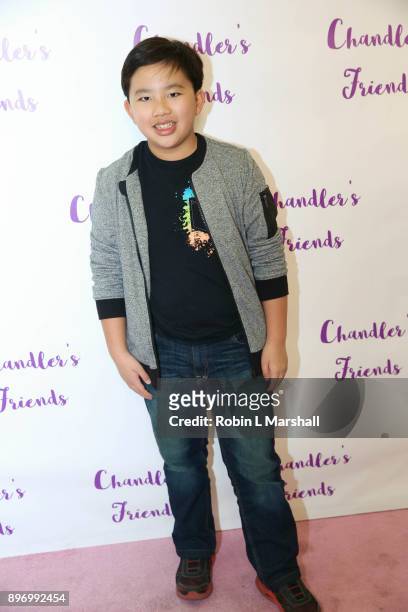 Albert Tsai attends Chandler's Friends Toy Drive and Wrapping Party at Los Angeles Ballet Academy on December 10, 2017 in Encino, California.